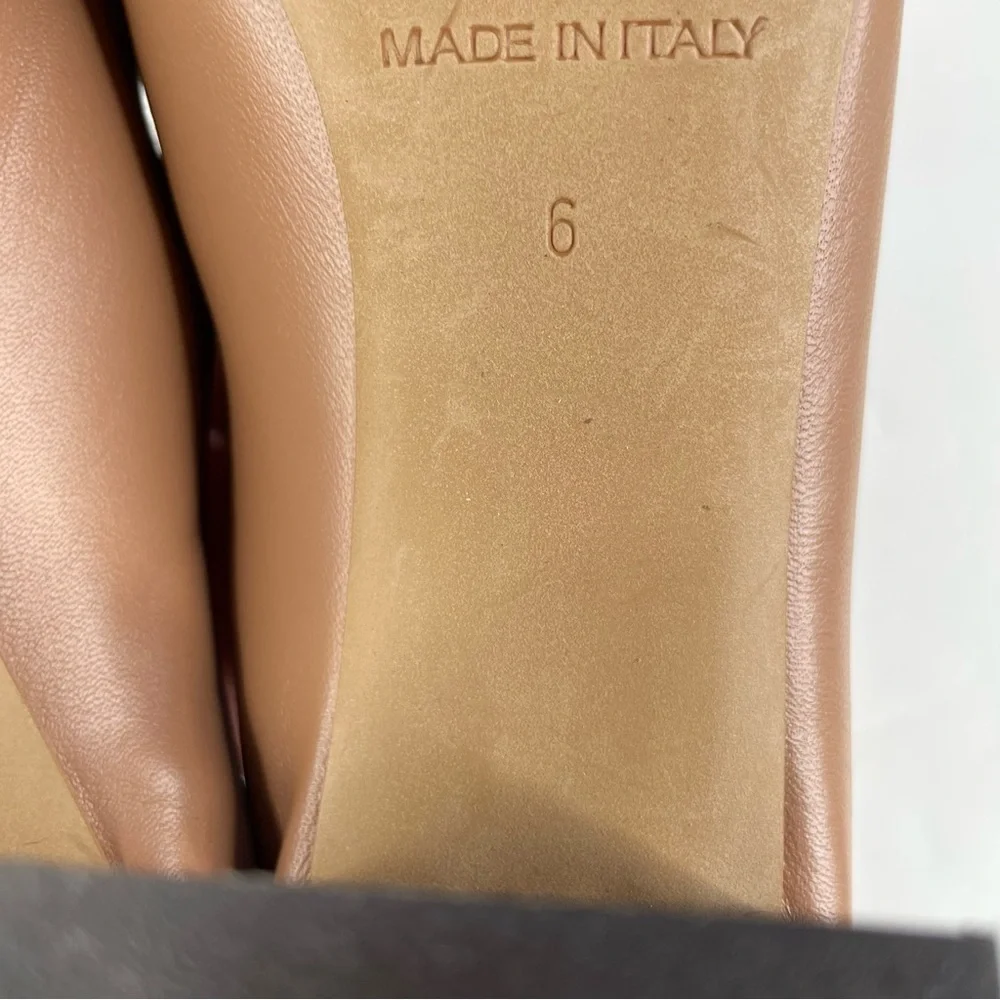 Everlane The Day High Heel‎ Tan Leather Size 6